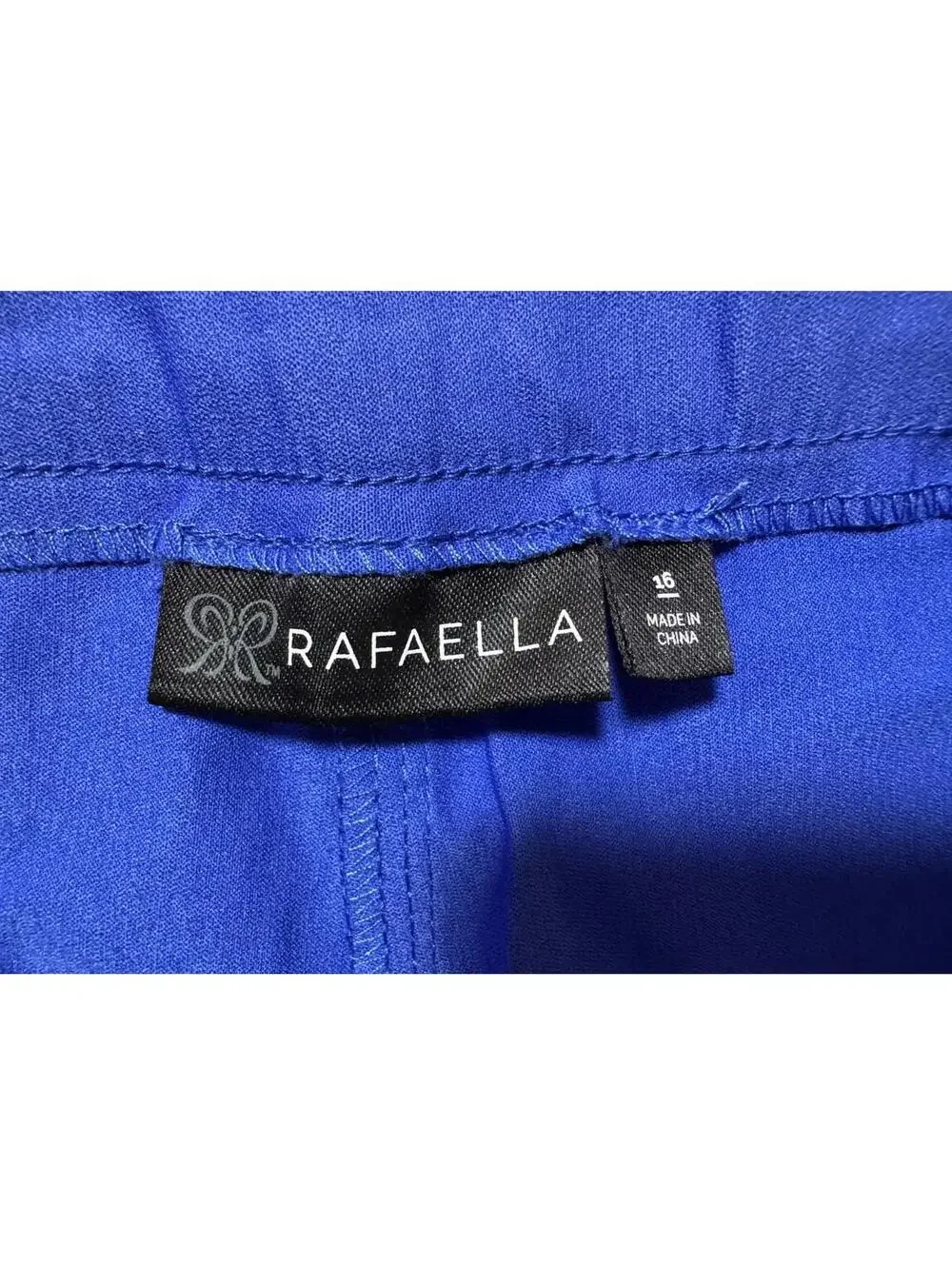 Rafaella Stretch Capri Pants Dazzling Blue Womens  Size 16 NEW!! NWT!! - Picture 5 of 9